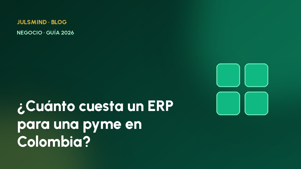 Panel de un ERP en la nube con módulos de inventario, ventas y facturación electrónica